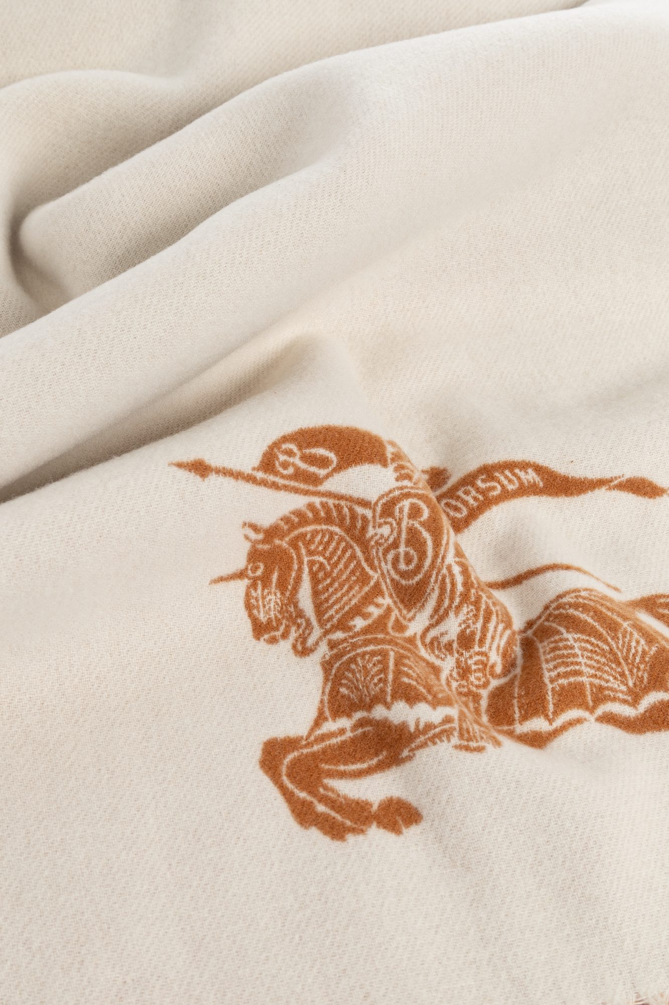 Burberry Cashmere scarf with logo | Men's | Vitkac